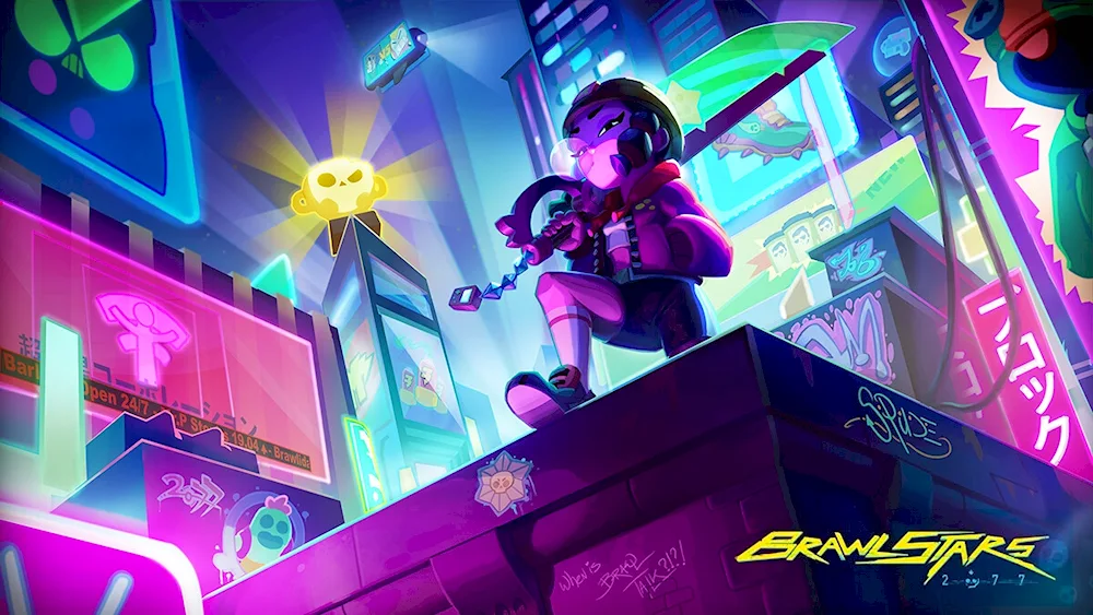 Brawl Stars cyberpunk