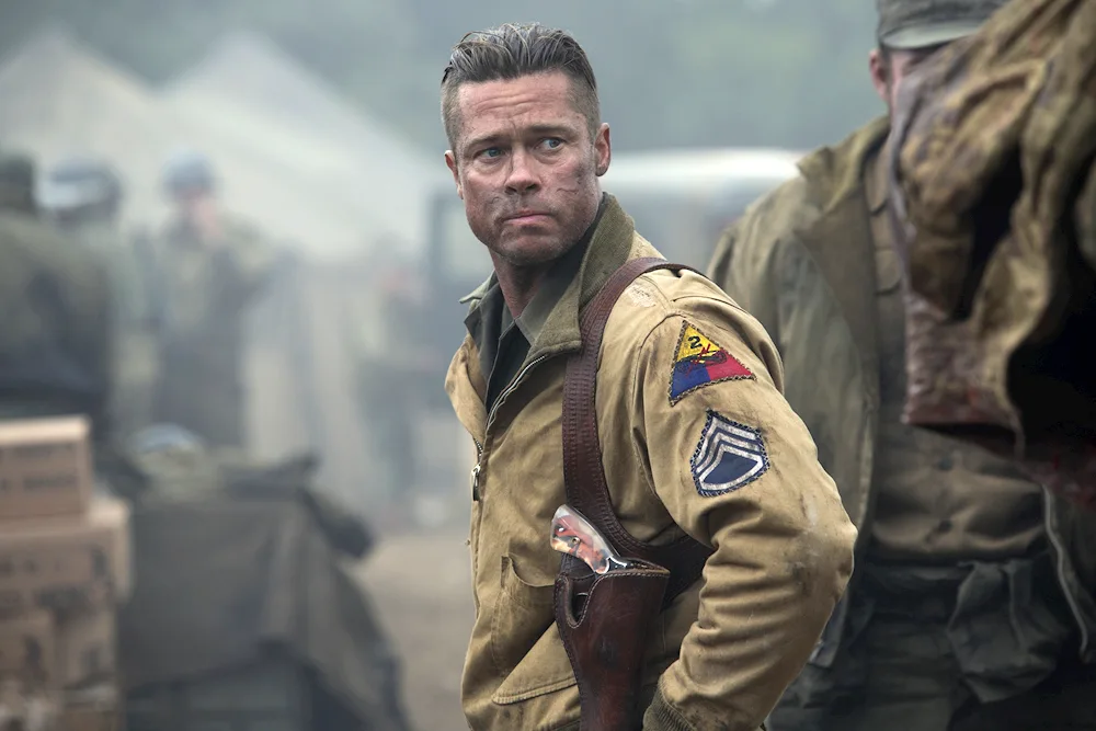 Brad Pitt Fury 2014