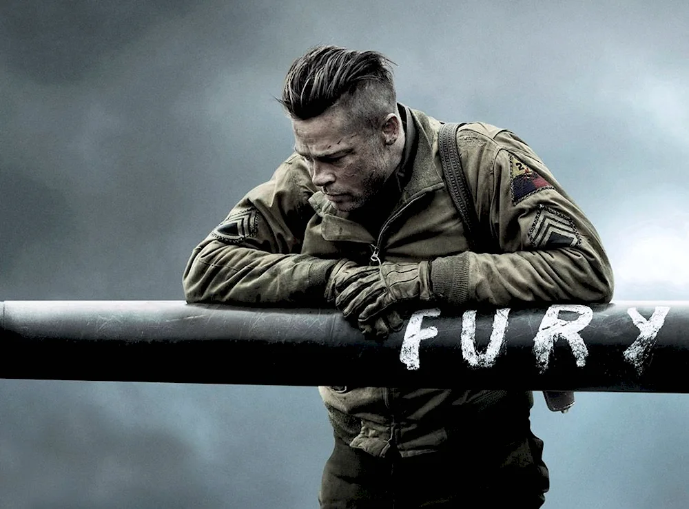 Brad Pitt Fury 2014