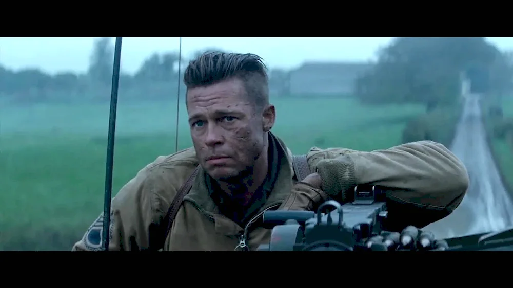 Brad Pitt fury 2014