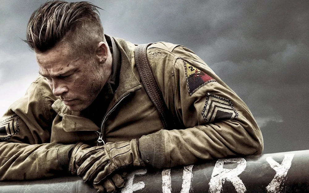 Brad Pitt fury 2014
