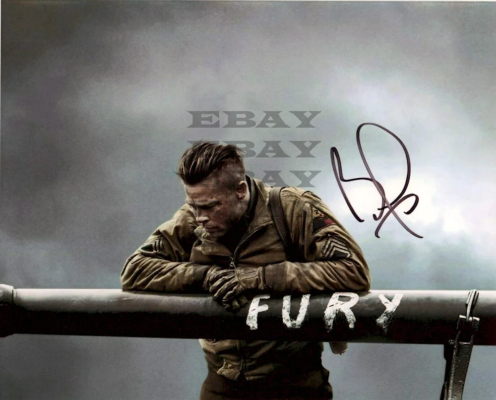 Brad Pitt Fury 2014
