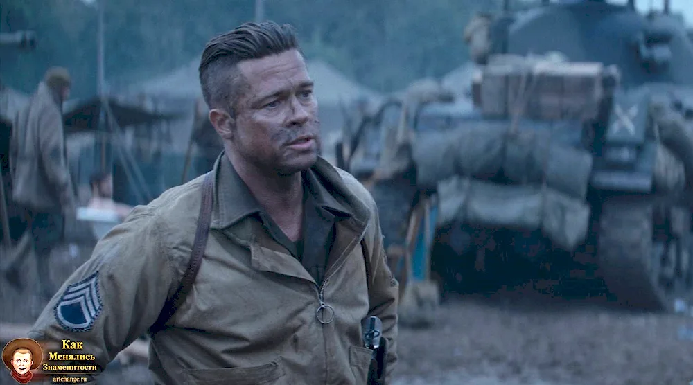 Brad Pitt Fury 2014