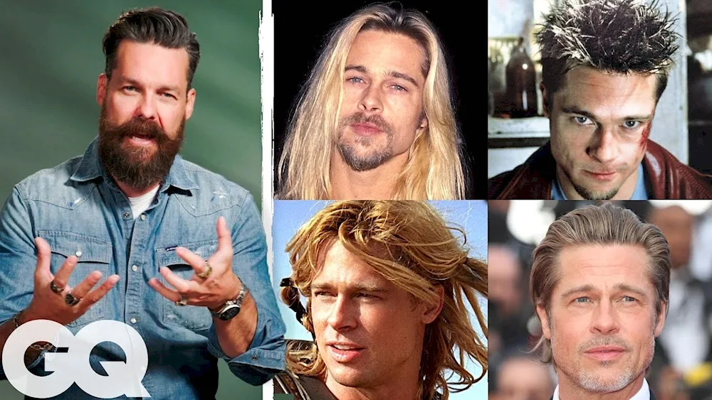 Brad Pitt with short haircut