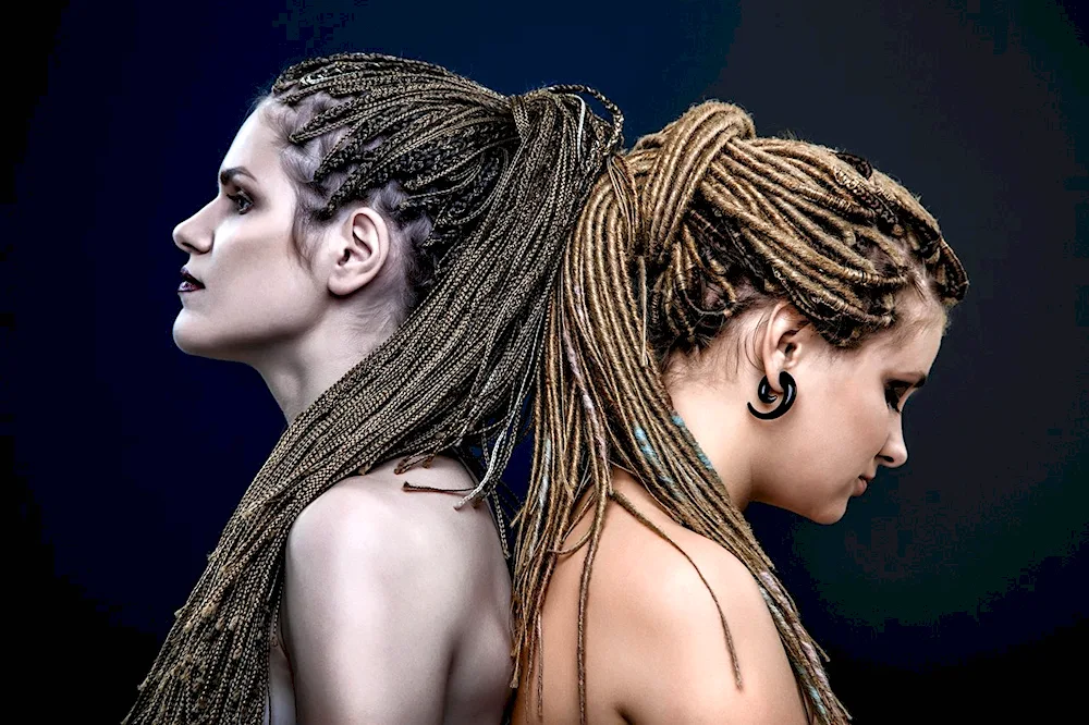 Sporty hairstyle