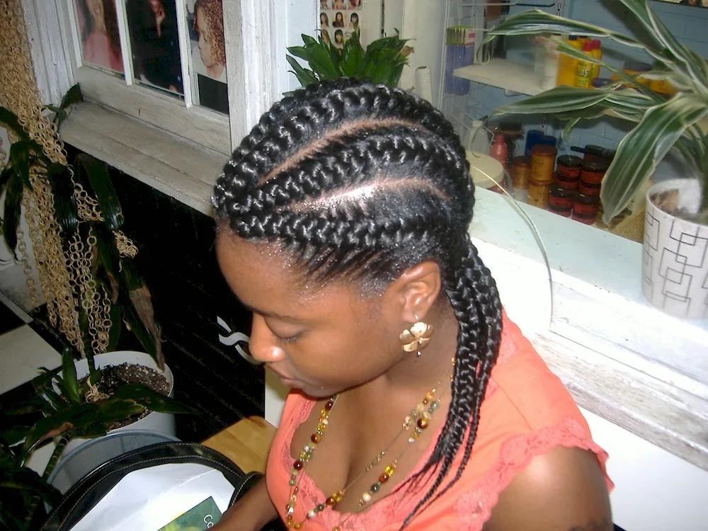 Afro braids de braids