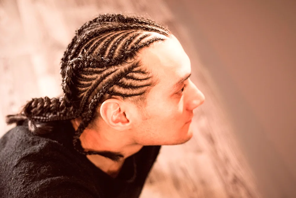 Afro braids for men