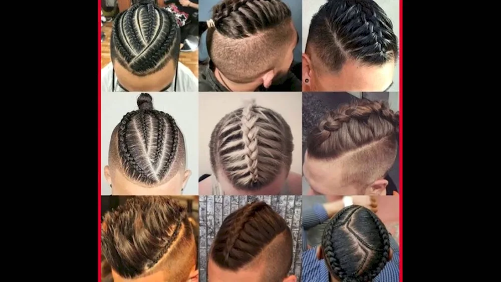 Braids men's Viking