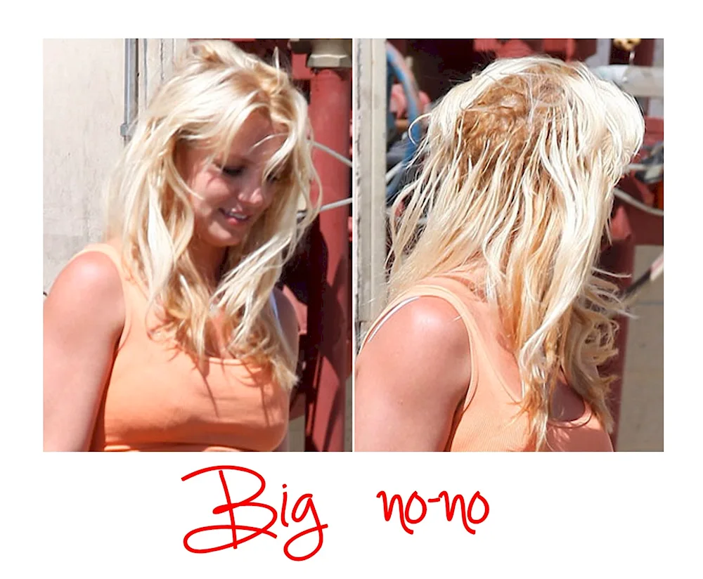 Britney Spears hair extensions