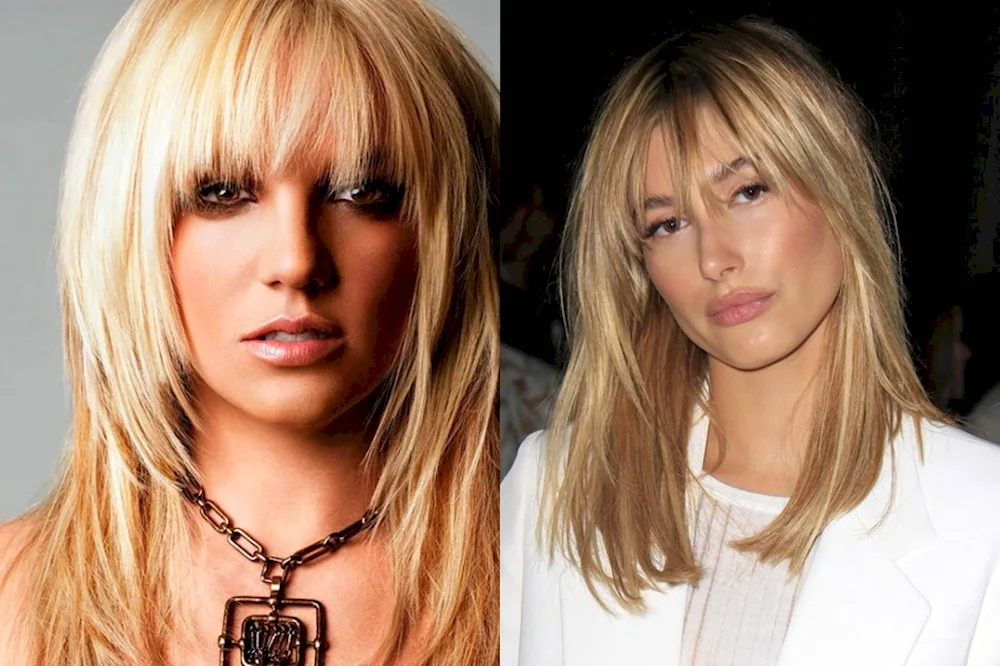 Britney Spears with bangs