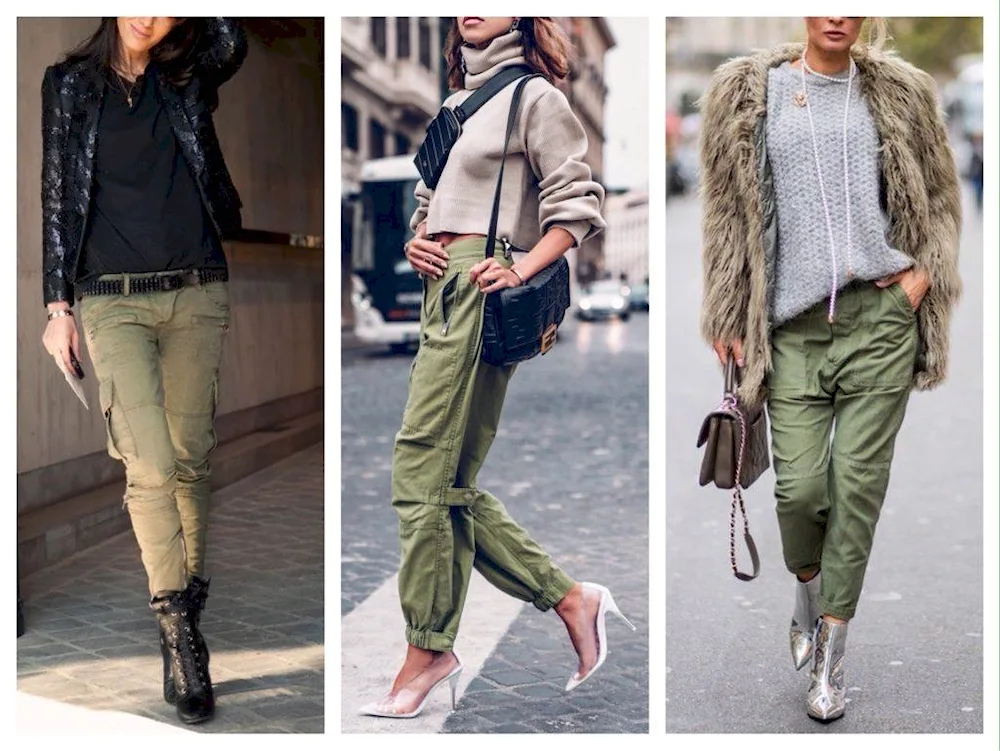 Cargo trousers street style