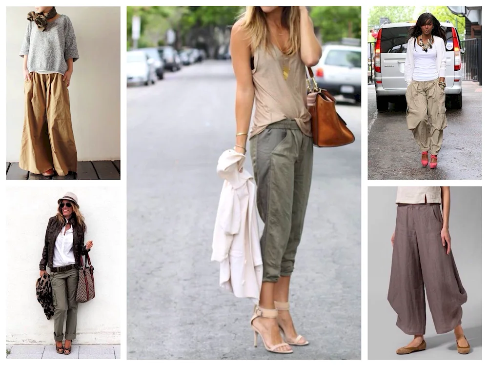 Safari style trousers