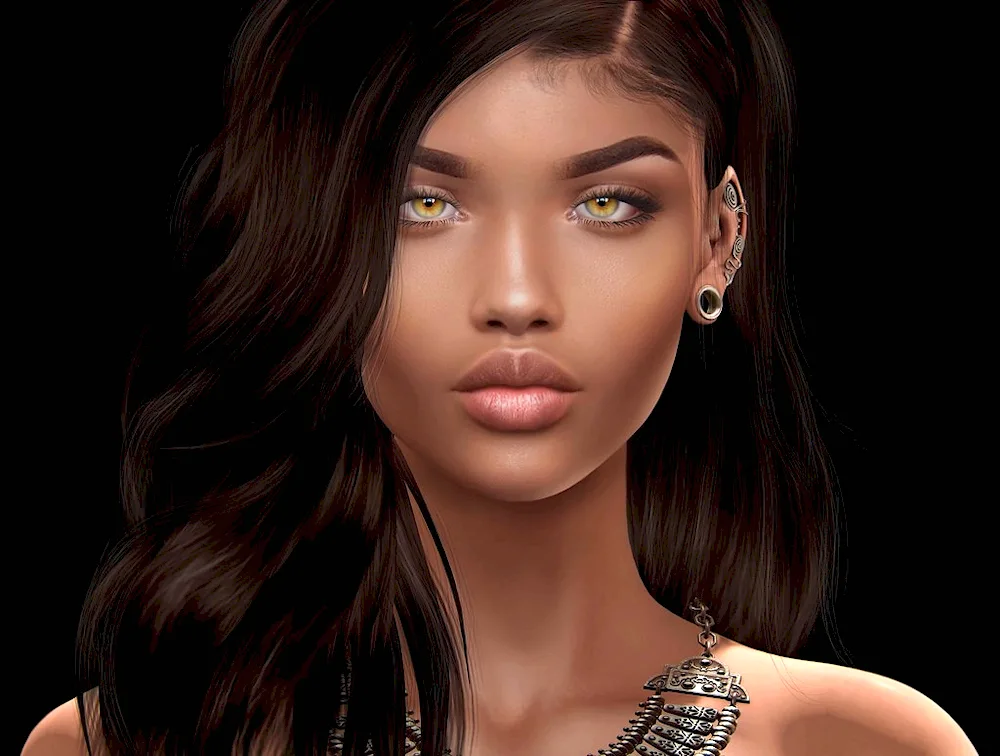 Dark hair colouring