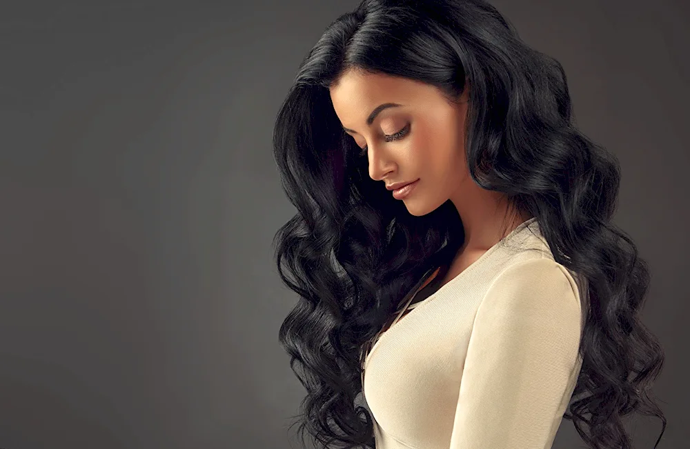 Girl with brunette hair