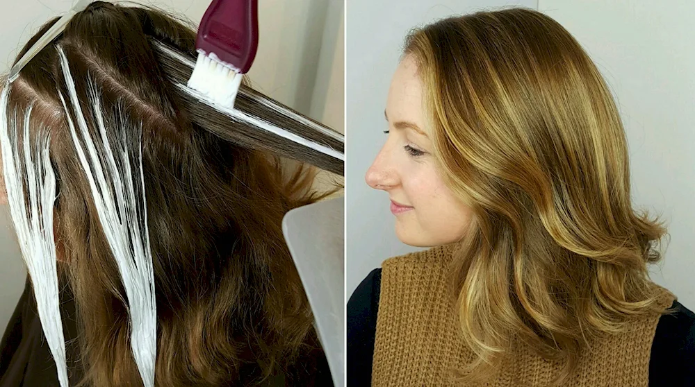 Bronding colouring technique