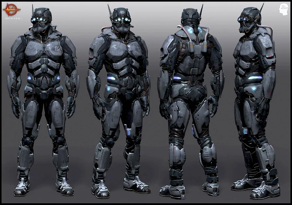 Future Armour Suit Concept Art