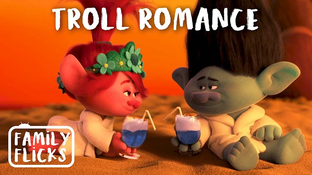 Trolls cartoon Rosey