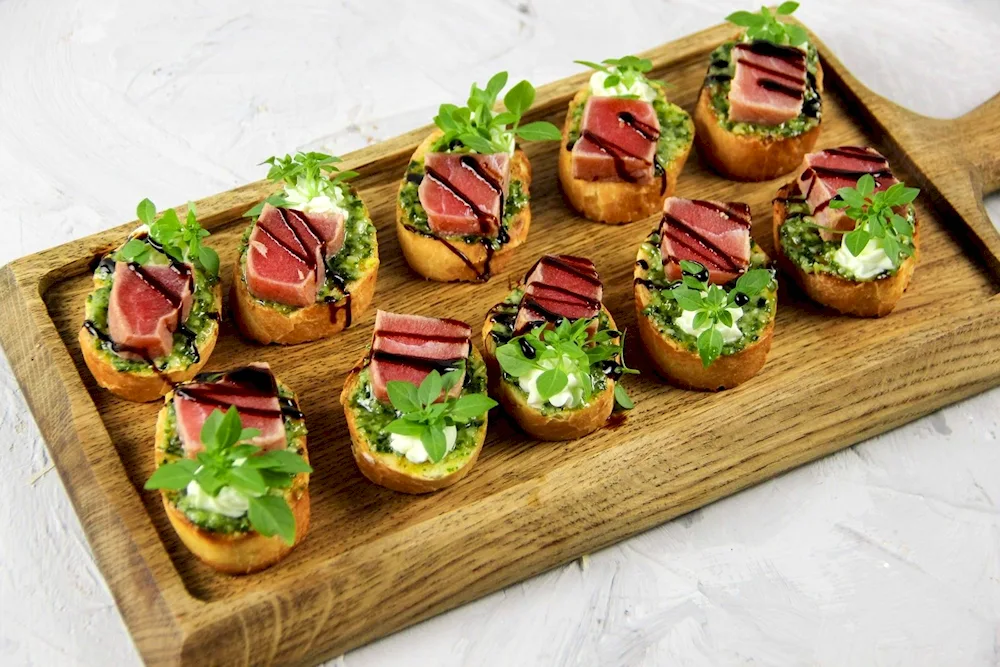 Bacon bruschetta