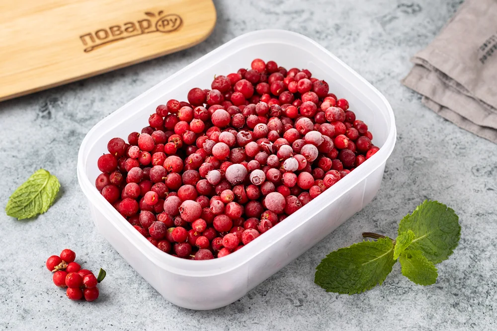 Buckleberries and lingonberries Karelia