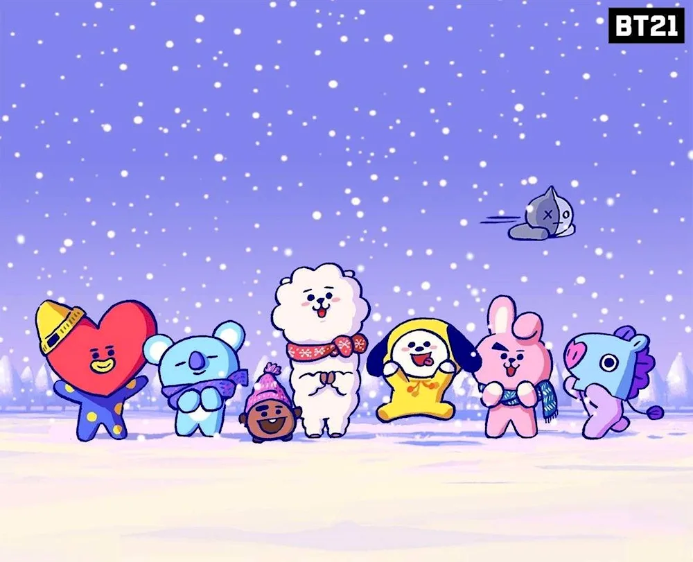 BTS characters bt21