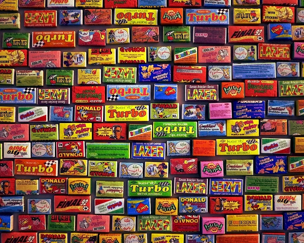 Turbo gum 90s and Donald.