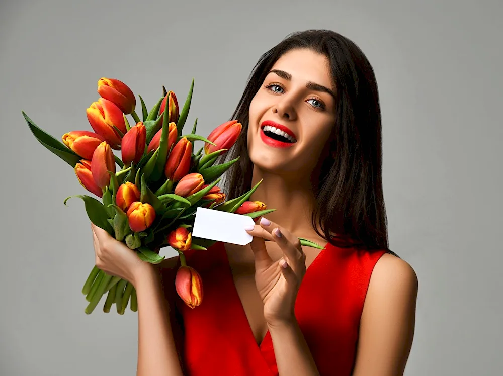 Gentle flowers in hand