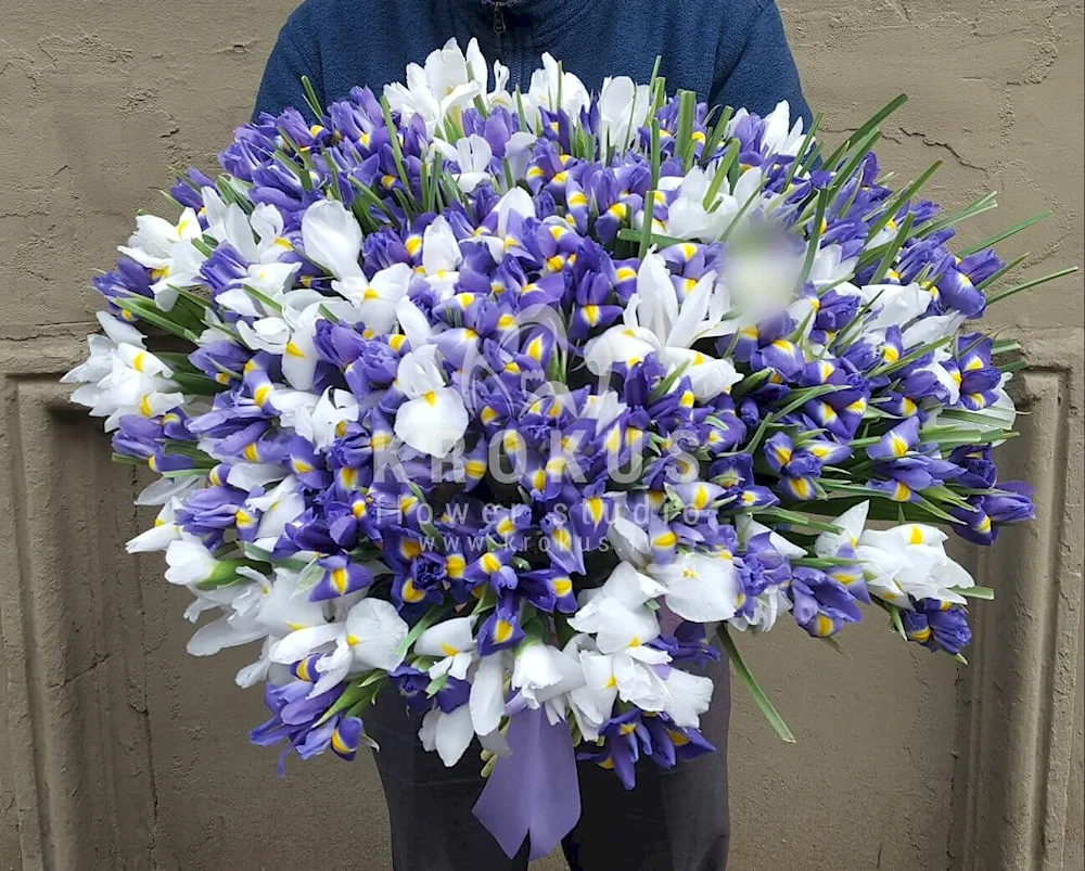 Spring iris bouquets