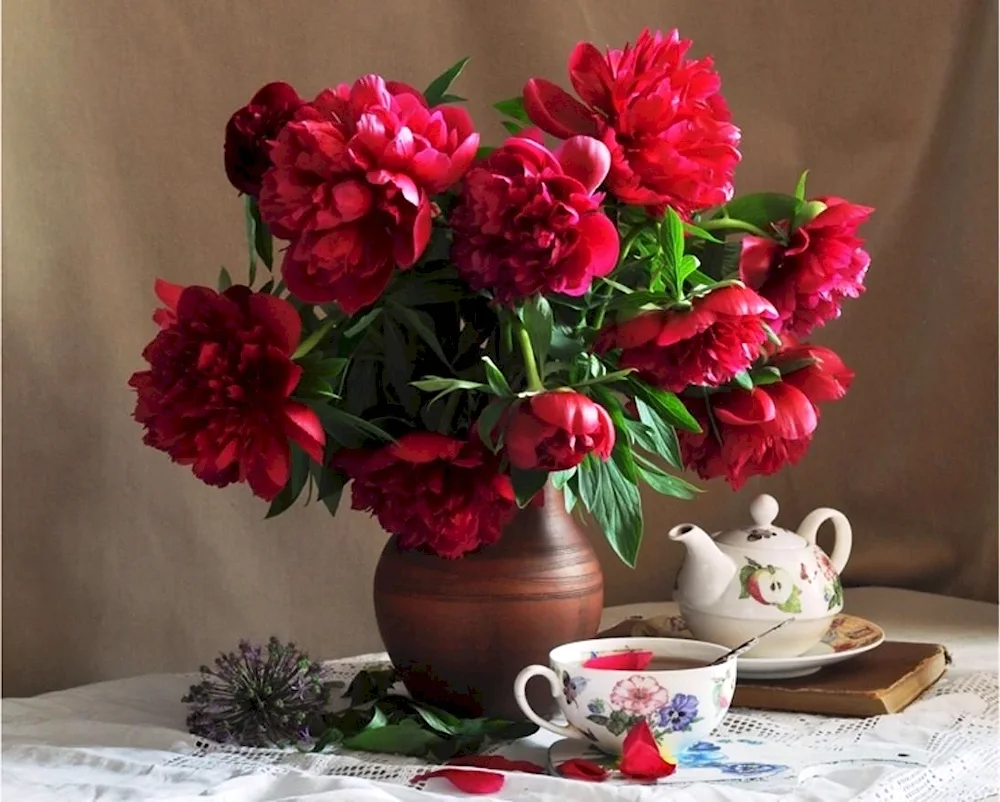 Alina Lankina bouquet of peonies
