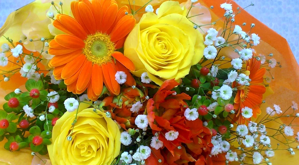 Orange bouquet