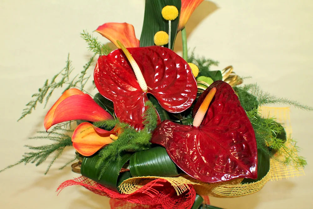 Bouquet with anthurium