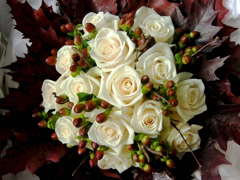 White flowers bouquet