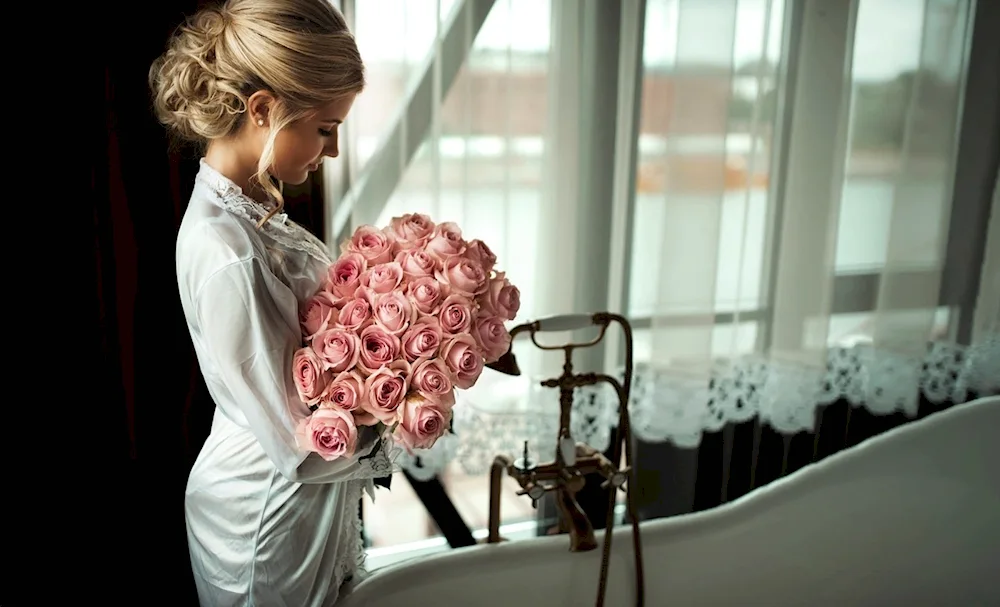 Bouquet of flowers for girl