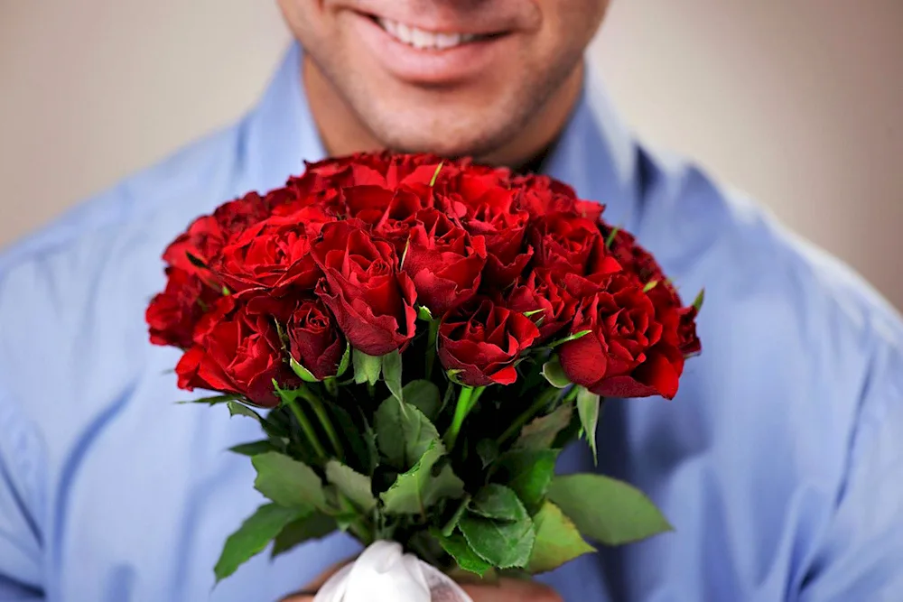 Flower on hand.