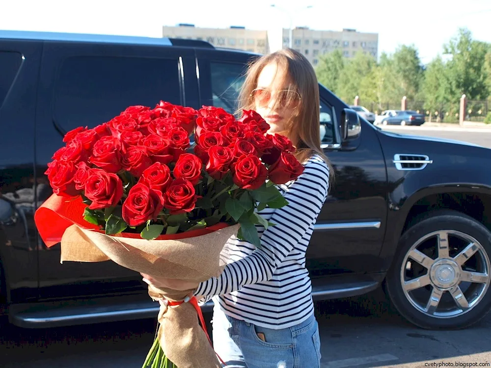 A huge bouquet of peonies