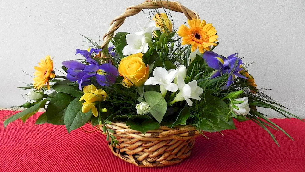 Basket of flowers