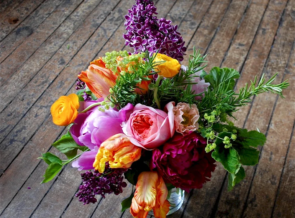 Chrysanthemum dahlias peonies