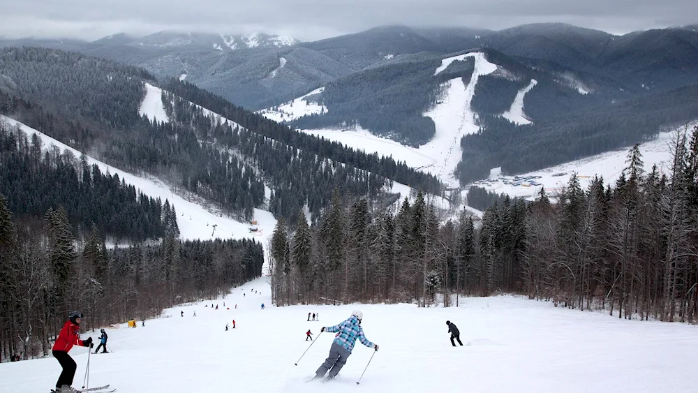 Carpathian Mountains winter