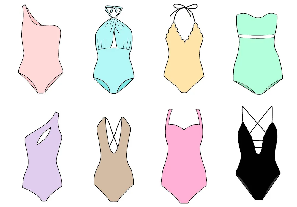 Paper swimsuits