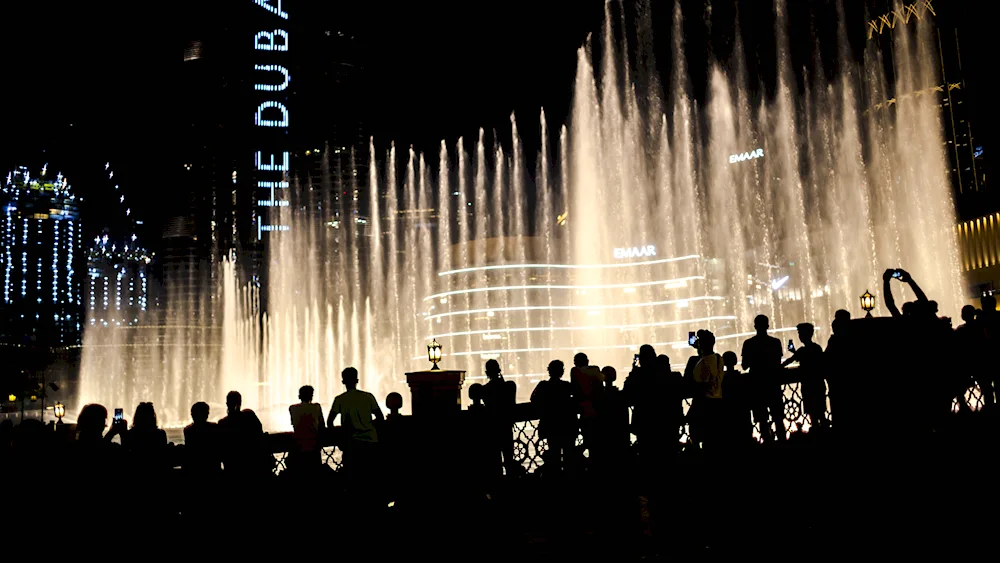 Burjaburi Khalifa fountain