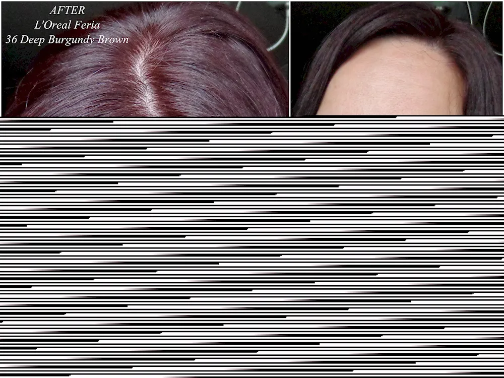 Burgundy Brown hair colour
