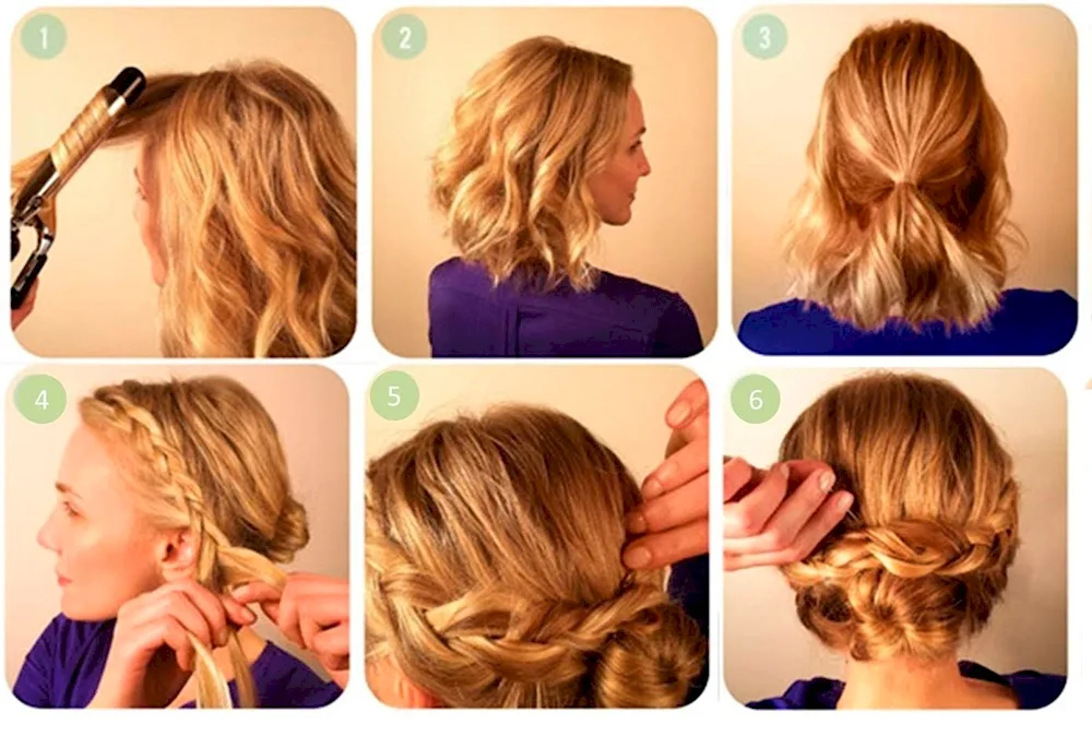 Fast hairstyles for medium hair