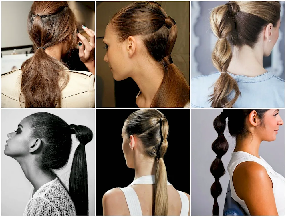 Middle hair hairstyles