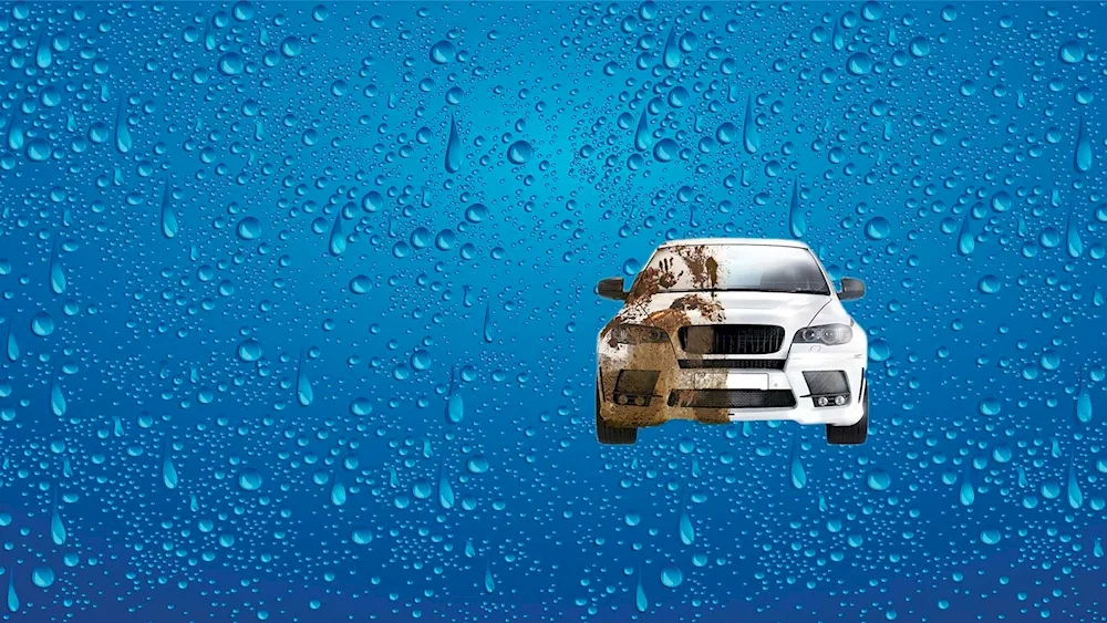 Car wash background