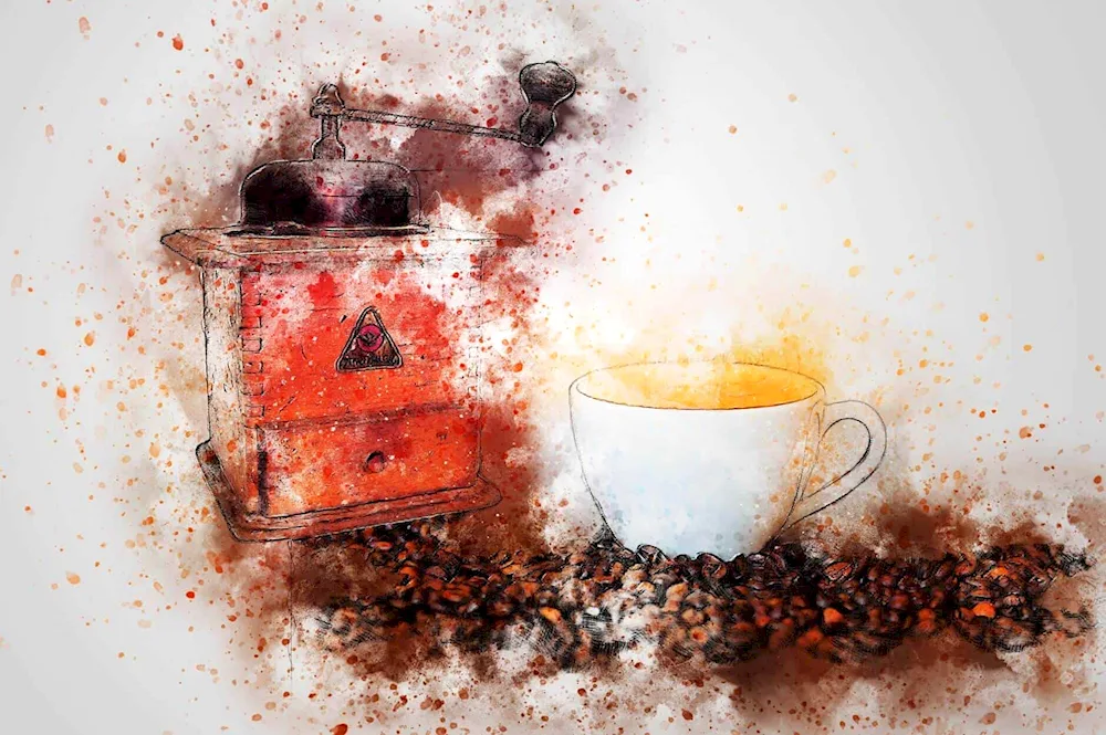 Tea watercolour
