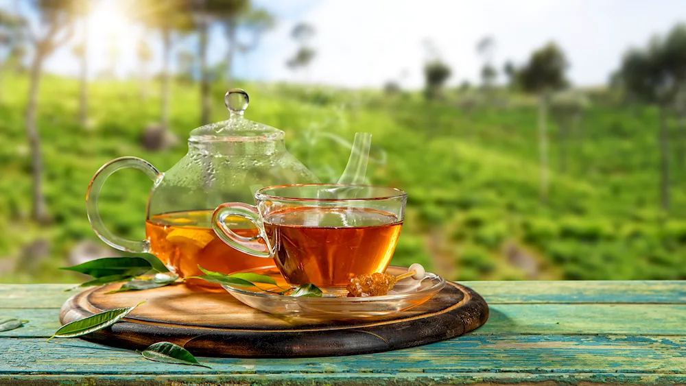 Tea in a teapot