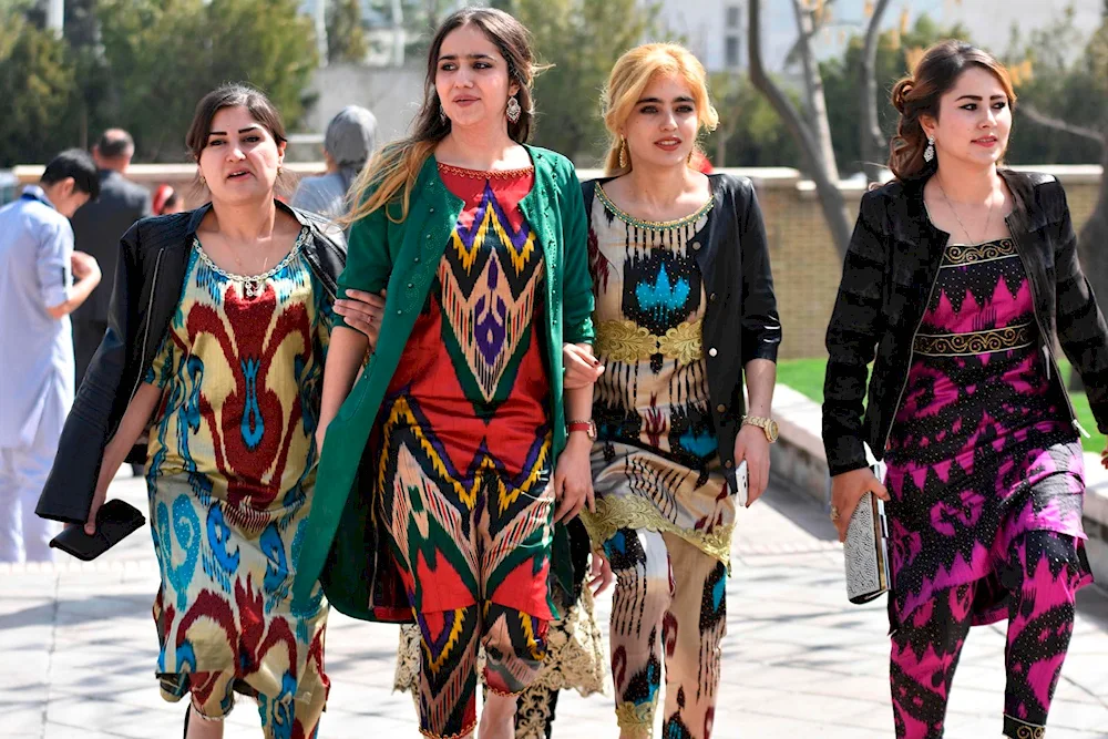 National clothing of Tajiks Bukhara