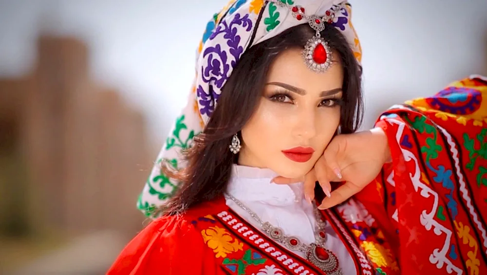 Chakan girls of Tajikistan