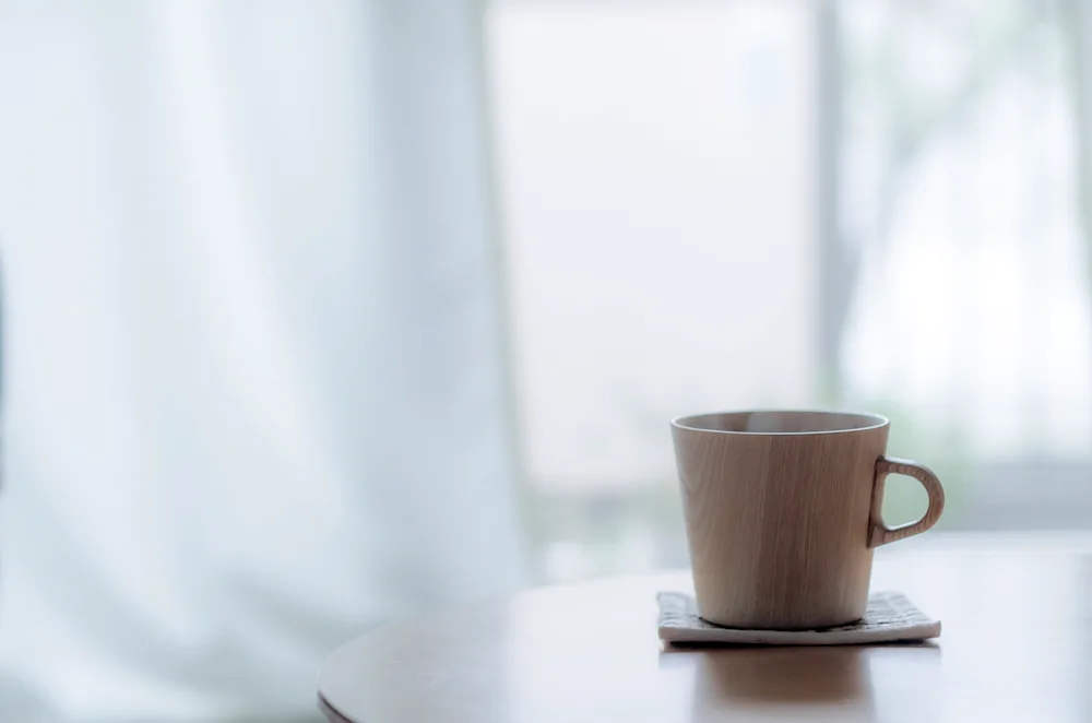 Cup on the table