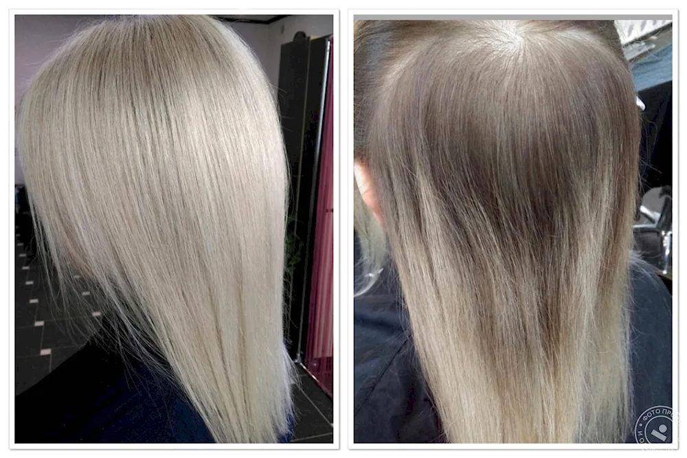 Platinum blonde ashy blonde hair colour