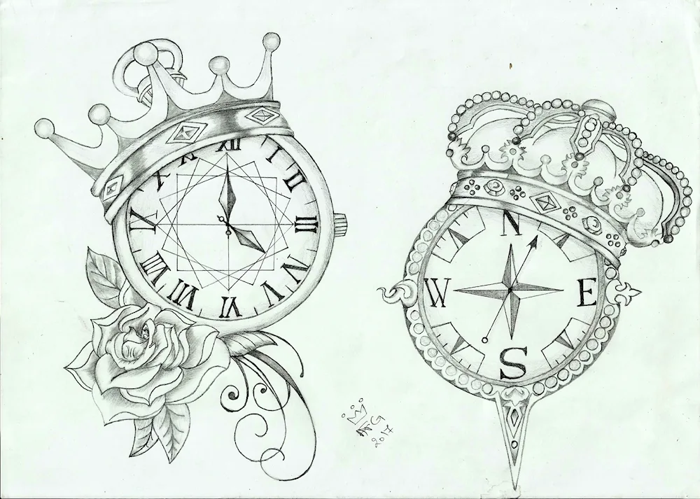 Watch sketch
